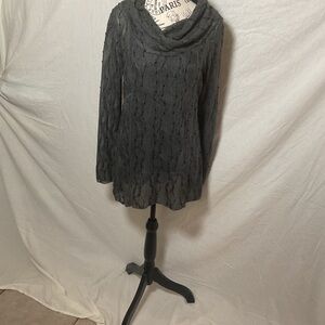 Womens Miracle body grey sweater 
Nylon and spandex material